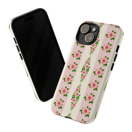 A Pink Preppy Coquette - Floral Phone Case for iPhone and Samsung