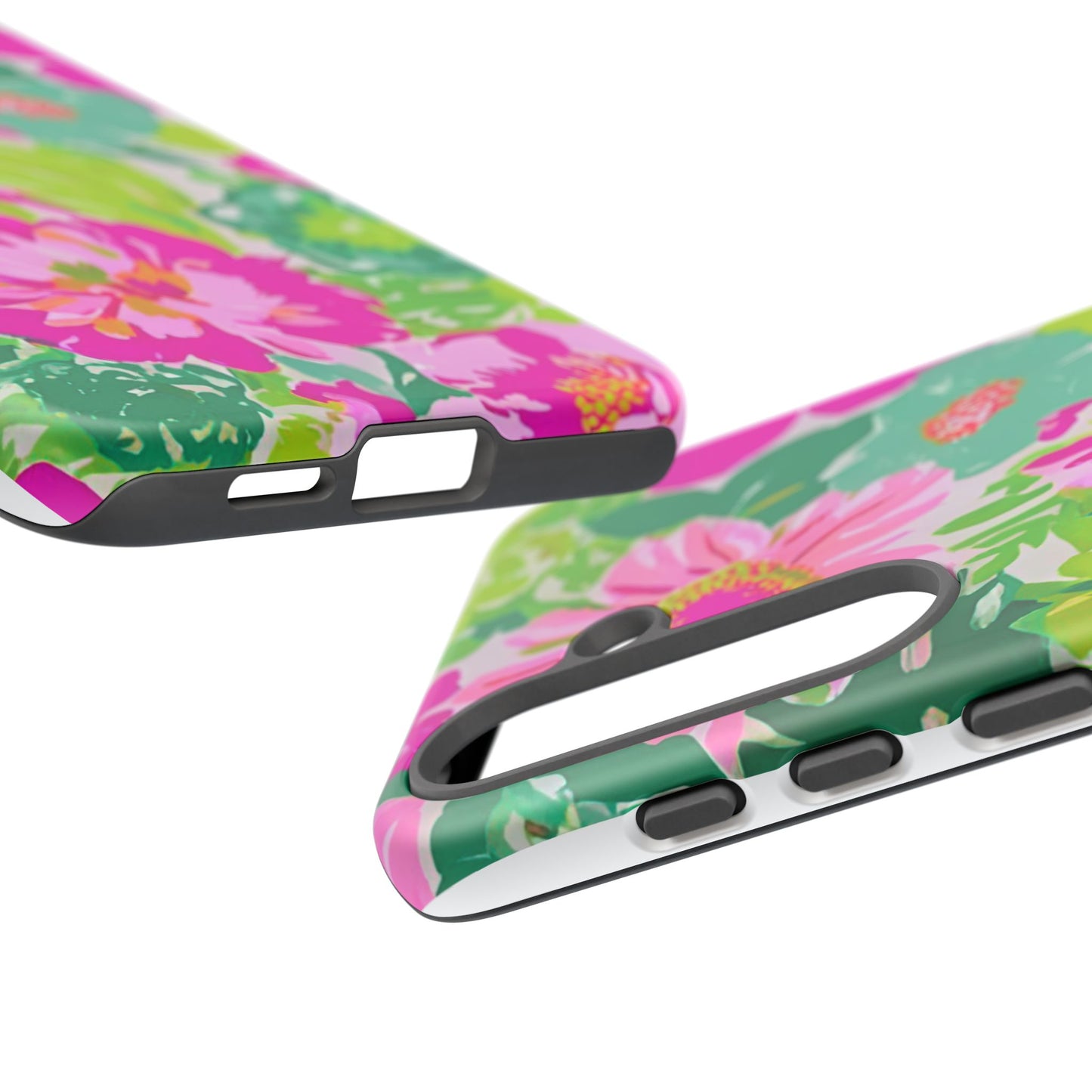 The Pretty in Palm - Preppy Bright Floral Phone Case for iPhone and Samsung