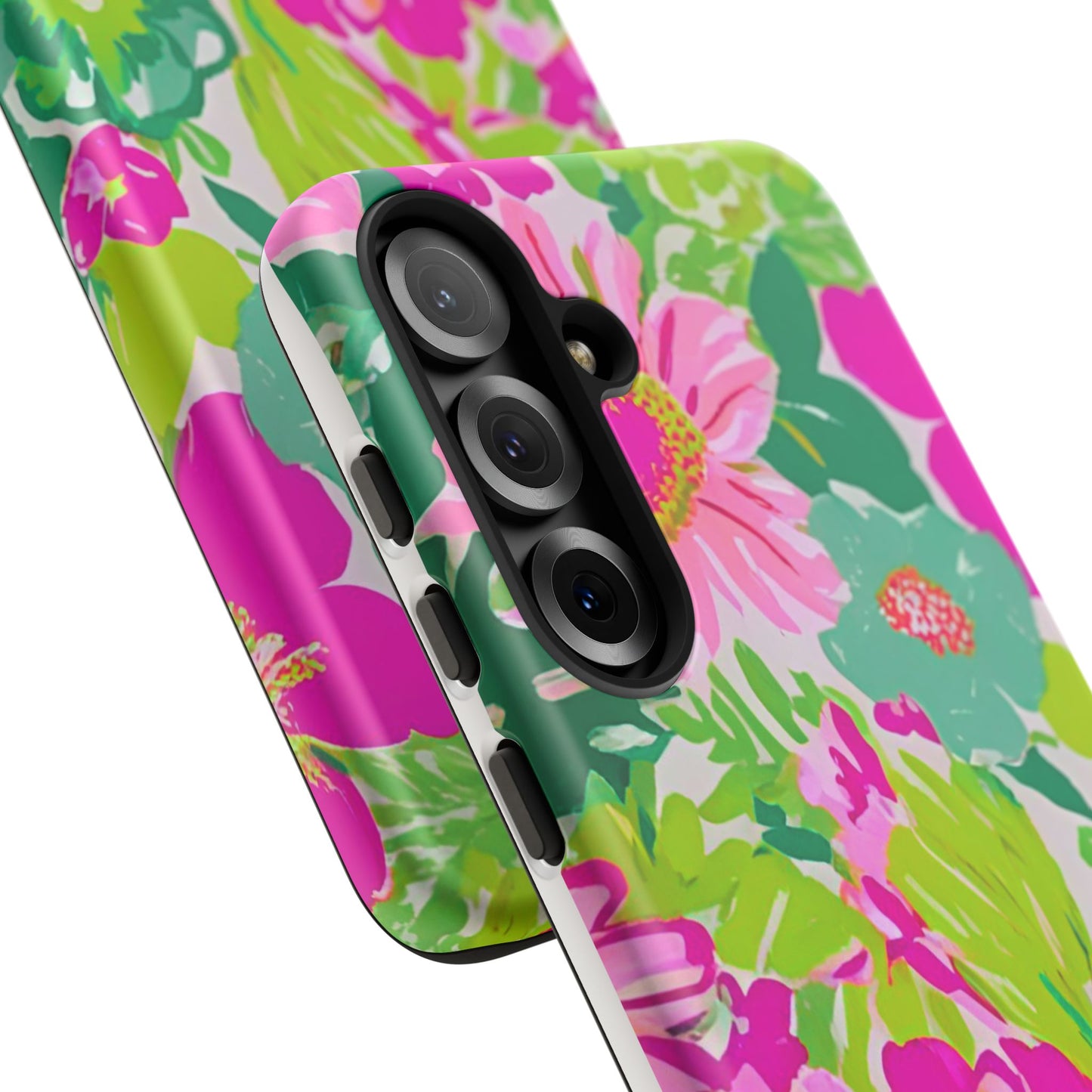 The Pretty in Palm - Preppy Bright Floral Phone Case for iPhone and Samsung