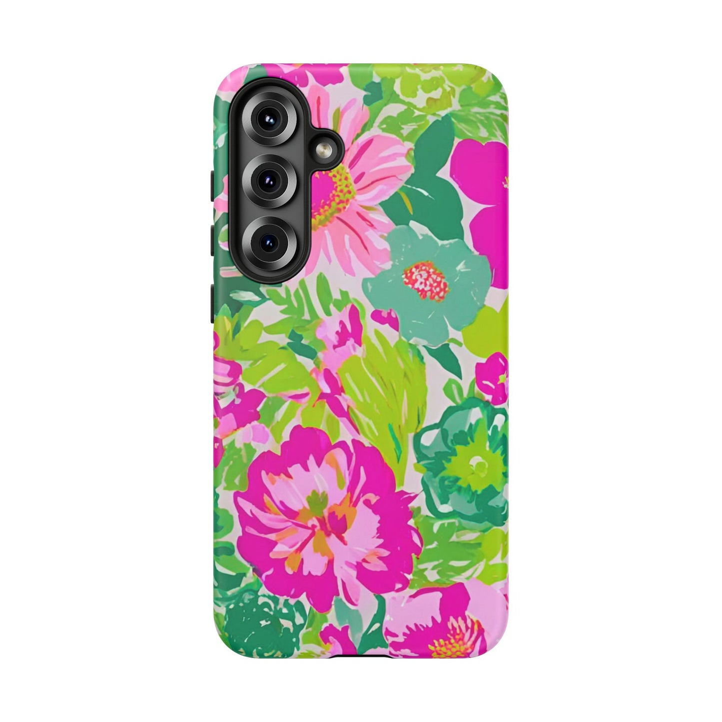 The Pretty in Palm - Preppy Bright Floral Phone Case for iPhone and Samsung