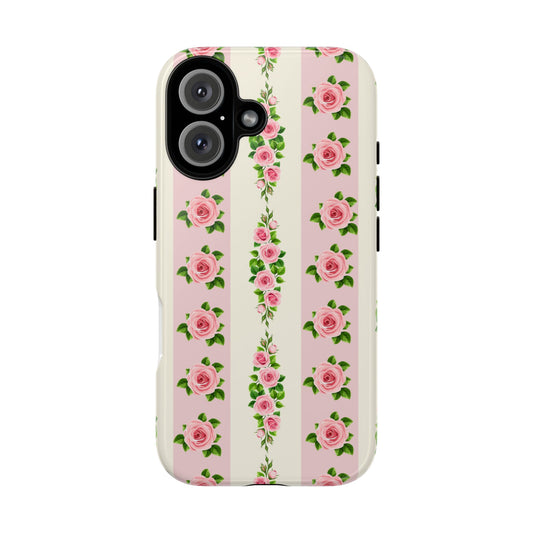 A Pink Preppy Coquette - Floral Phone Case for iPhone and Samsung